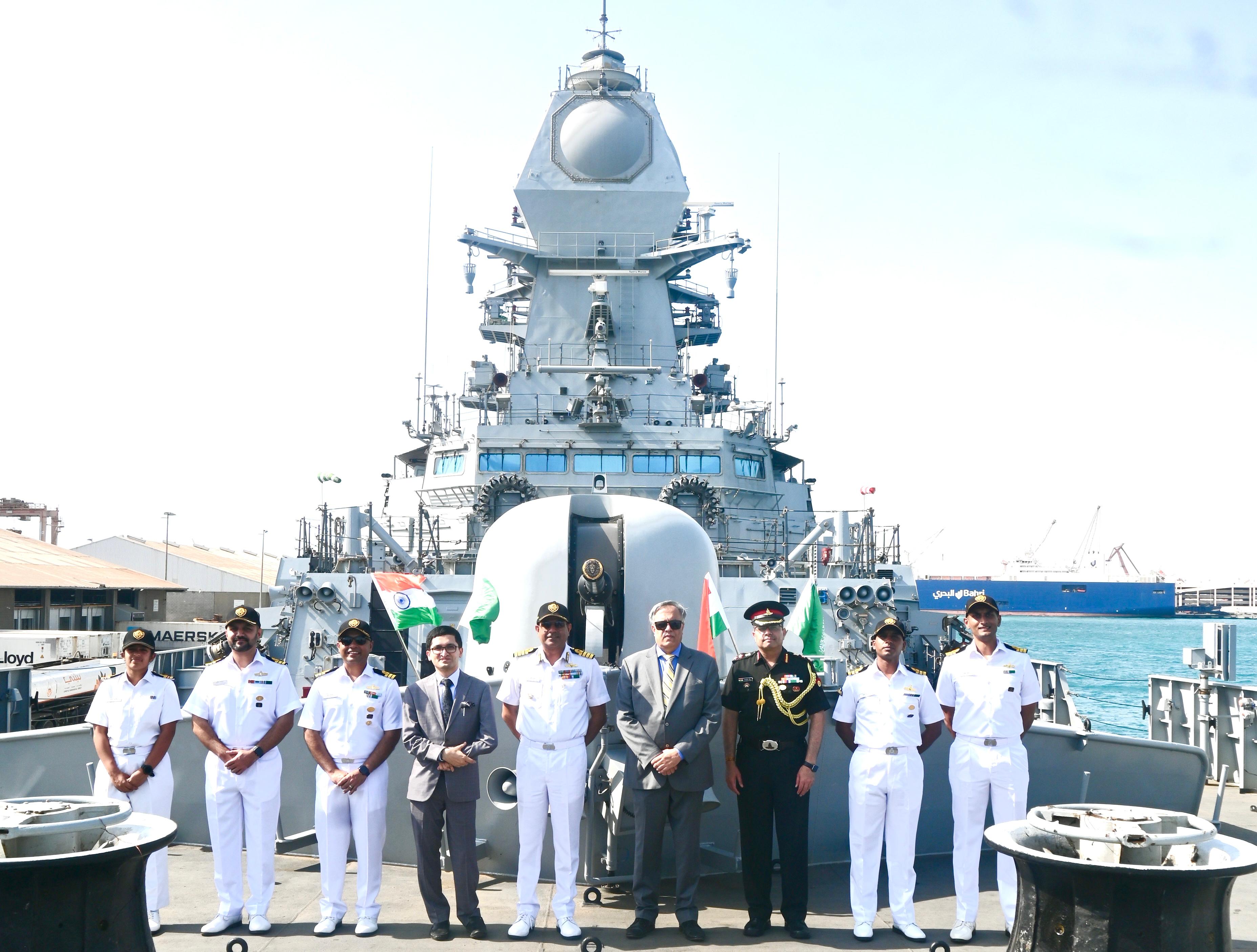 Indian Naval Ships Tamal and Surat Depart Jeddah, Saudi Arabia